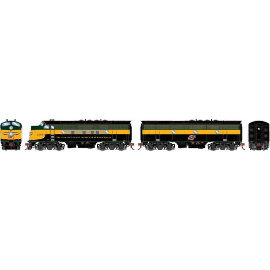 EMD F3A / F3B Locomotive Set, C&NW #4066-A, #4066-B DC/DCC Ready - ATHG19571 : HO