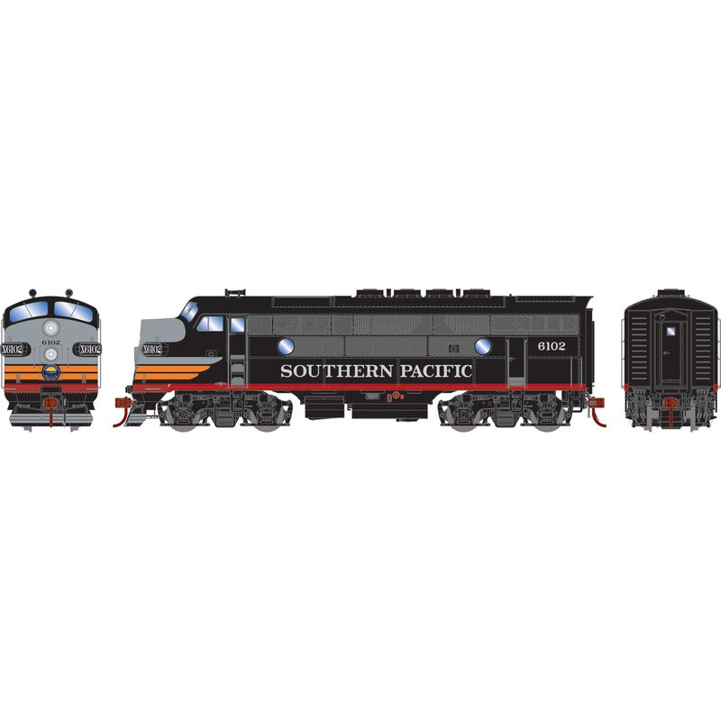 EMD F3A Locomotive with DCC & Sound, Southern Pacific #6105 - ATHG19676 : HO