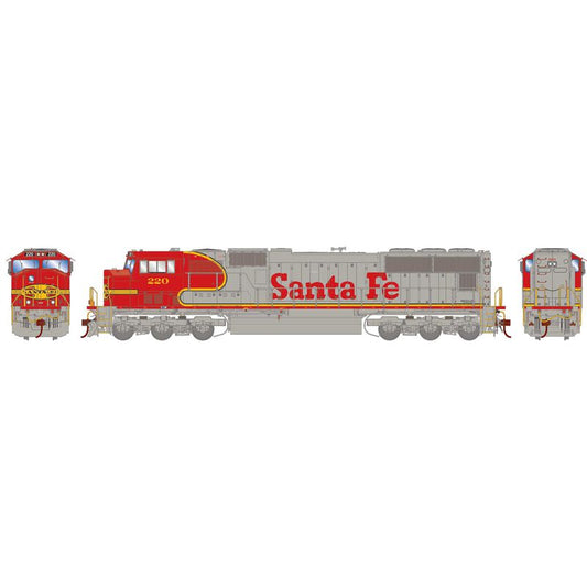 SD75M Locomotive, Santa Fe #220, DCC & Sound - G71228 : HO