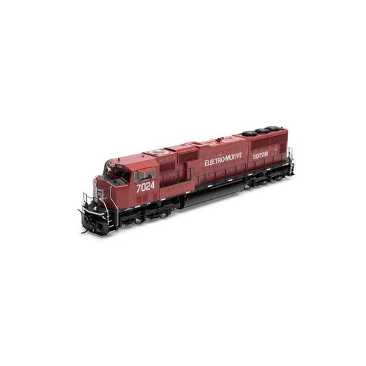 SD70M Locomotive, EMD Leasing EMDX #7024 DCC & Sound - G71222 : HO