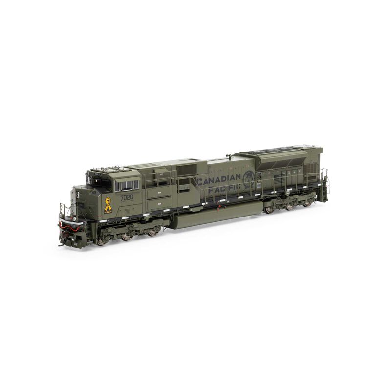 EMD SD70ACU Locomotive with DCC & Sound, CPR / Military #7020 - G75853 : HO