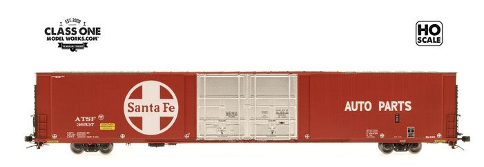 Thrall 86' HighCube 4-Door Boxcar Santa Fe – FC00300 : HO