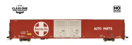 Thrall 86' HighCube 4-Door Boxcar Santa Fe – FC00302: HO