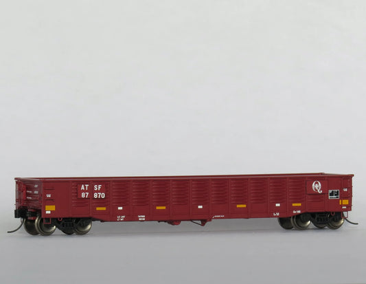 52'6" Corrugated Gondola Santa Fe ATSF 87870 - 2522516 : N