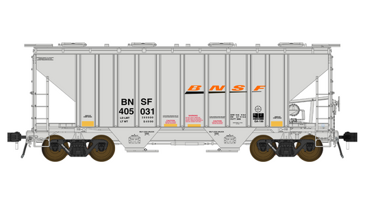 PS 3000CD Two-Bay Hopper Car - BNSF #405031 - FC01006 : HO
