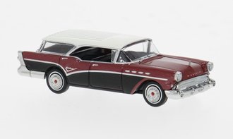 1957 Buick Century Caballero (Red/Black) - 18178 : HO