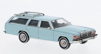 1979 Ford LTD County Squire (Light Blue) - 19631 : HO