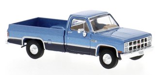 1981 GMC Sierra Grande Pickup (Metallic Light Blue/Dark Blue) - 19661 : HO