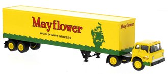 1970 Ford C-Series w/Dry Van Trailer "Mayflower" - 86331 : HO
