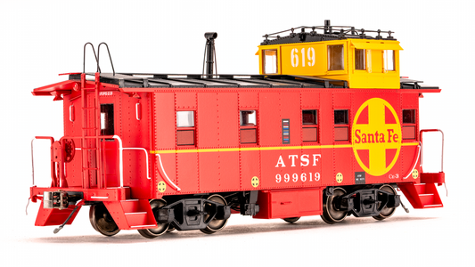 Santa Fe Peaked Roof Caboose CE-3 - Mid-Life 999619 - CB00304 : HO
