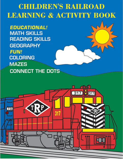 Children's Railroad Learning & Activity Book-CRLA