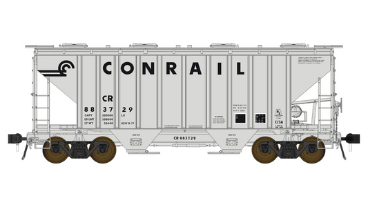 PS 3000CD Two-Bay Hopper Car - Conrail #883941 - FC01011 : HO