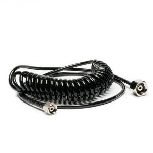 6' Cobra Coil Airbrush Hose with Iwata Airbrush Fitting and 1/4" Compressor Fitting - CTI06