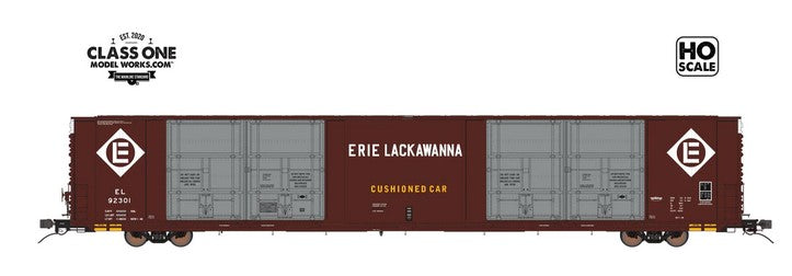 Thrall 86' HighCube 8-Door Boxcar Erie Lackawanna 92301– FC00412 : HO