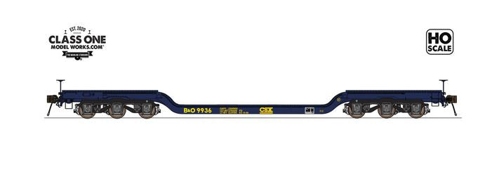 GSC Heavy Duty Flatcar CSX, B&O #9936 - FC00202 : HO