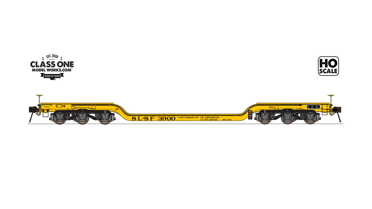 GSC Heavy Duty Flatcar Frisco SLSF - FC00215 : HO