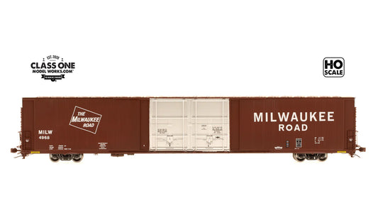 Thrall 86' HighCube 4-Door Boxcar Milwaukee Road 4968 - FC00312 : HO