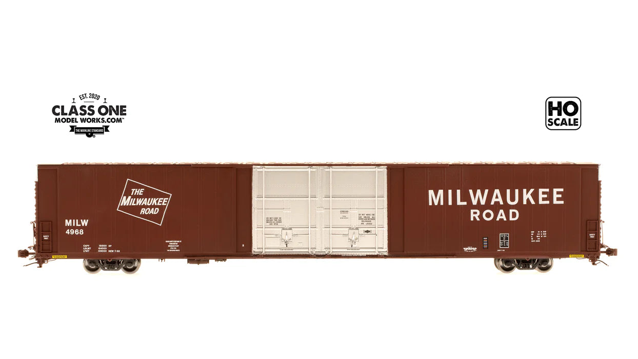 Thrall 86' HighCube 4-Door Boxcar Milwaukee Road 4976 - FC00314 : HO