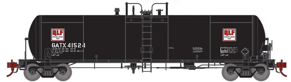 GATC 20,000-Gal GS Tank Quality Liquid Feed QLF/GATX 41531 Black - G40183 : HO