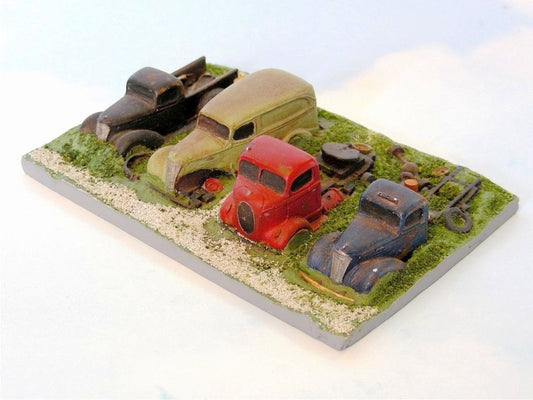 Truck Junkyard Scene - HO-1116 : HO