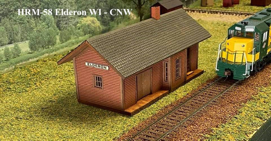 Elderon, WI CNW Depot Kit-58 : HO