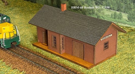 Rosholt, WI CNW Depot Kit - 060 : HO