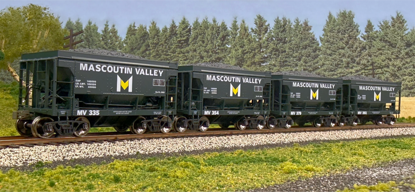 Mascoutin Valley Mining Fox Valley Ore Car (4-Pack) - HFO005001 : HO