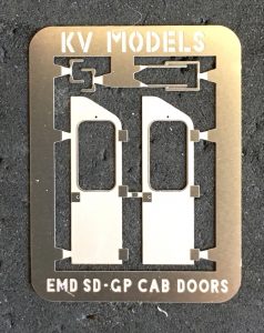 EMD SD-GP Cab Doors-118H : HO