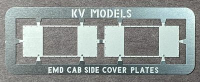 EMD SD/GP/SW Cab Side Window Plates-158H : HO