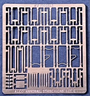 Alco Century Series Handrail Stanchions (Set C) - KV339H : HO