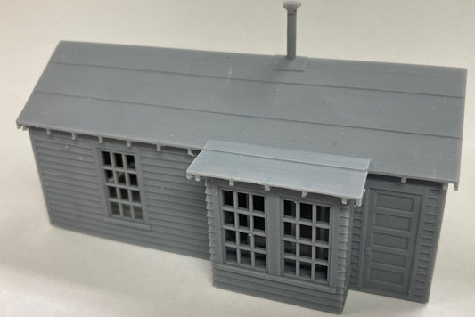 Soo Line One Piece Laona Jct., Wisconsin Depot Undecorated-LAONA : HO