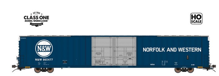 Thrall 86' HighCube 4-Door Boxcar Norfolk and Western 860464 - FC00316 : HO