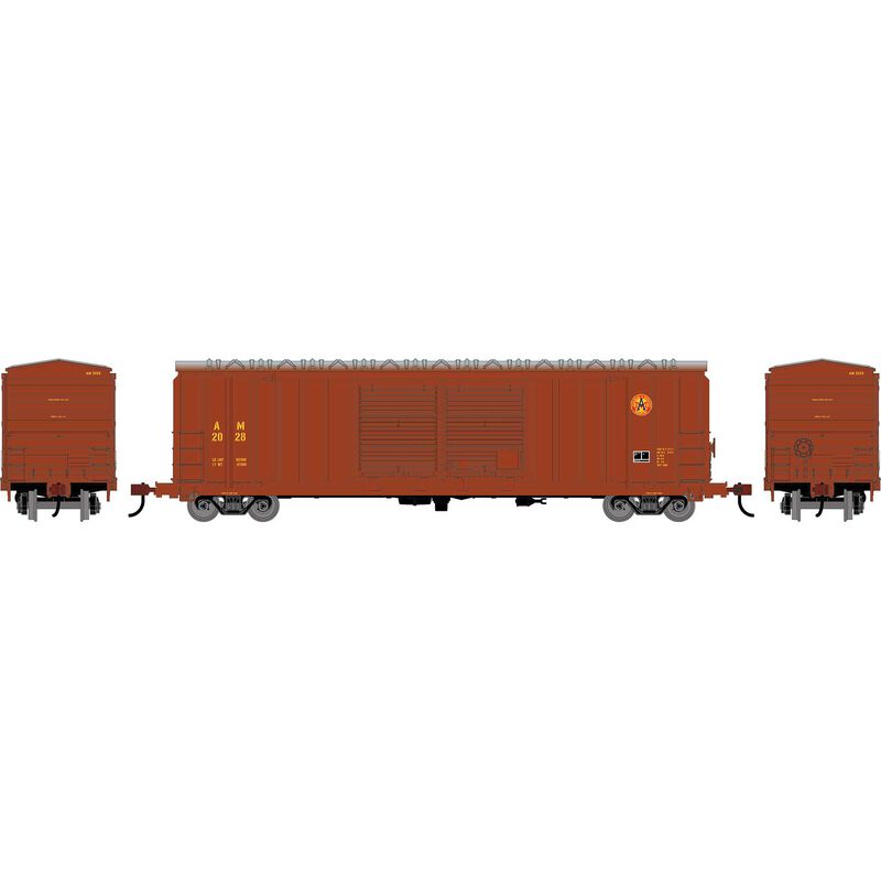 50' FMC 5283 Double Door Box Car, AM #2036 - RND1372 : HO