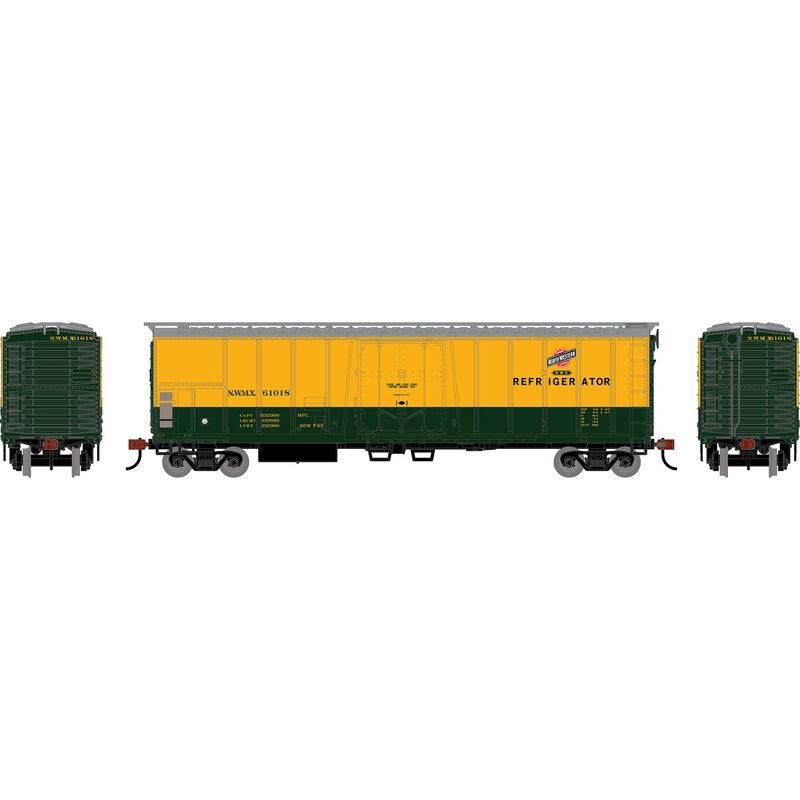 50' Exterior Post Mechanical Reefer, NWMX #61018 - RND-3051 : HO