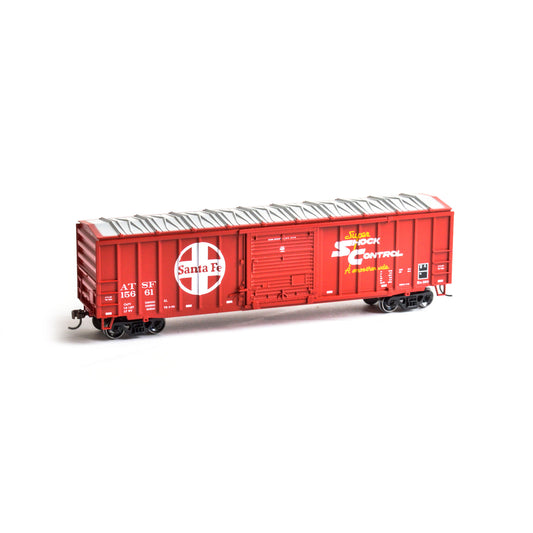 50' ACF Outside Post Boxcar Santa Fe ATSF 15661 - 14864 : HO
