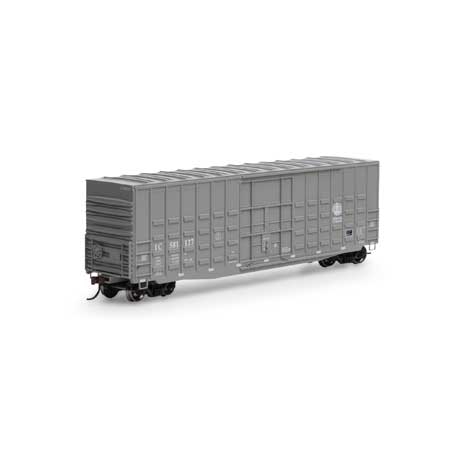 50' HC Waffle Side Plug Door, Illinois Central IC 581127 - 88088 : HO