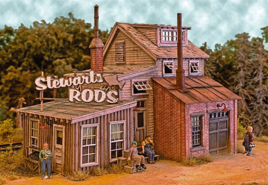 Stewart's Rods Laser Cut Wood Kit - 0192 : HO