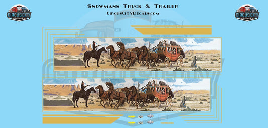 Snowman's Truck and Trailer - SEMI87112 : HO