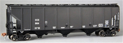 Thrall 4727 Carbon Black 3-Bay Covered Hopper Columbian Chemicals CCX 964 - 30291 : HO