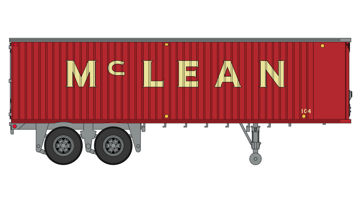 Fruehauf 31' Trailer - McLean Trucking - TR00204 : HO