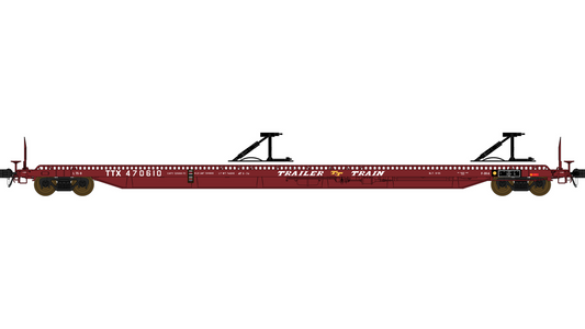 F39 Flatcar 75' - Trailer Train - TTX #470837 - FC00840 : HO