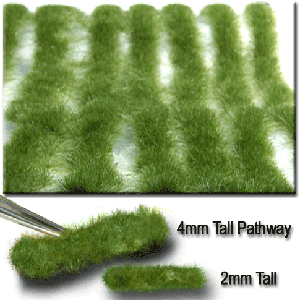 2mm Strips of Grass Summer Pathways "Silflorettes", N/HO-Scale - MN71822S