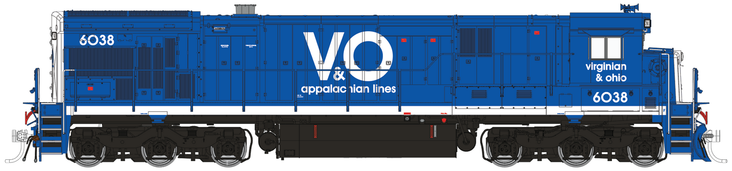 V&O 6062 - HO Scale DC/DCC/Sound Equipped GE C30-7 Locomotive - HFL001003 : HO