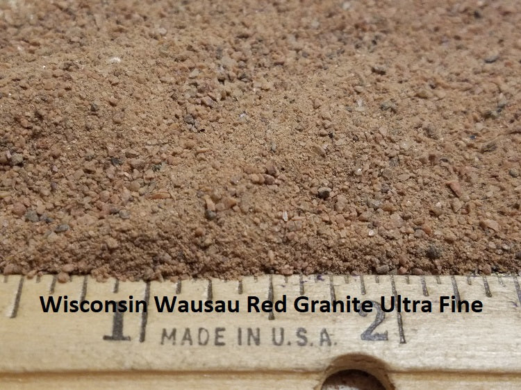 Wisconsin Red Granite Ultra Fine 10oz - WWRGUFS