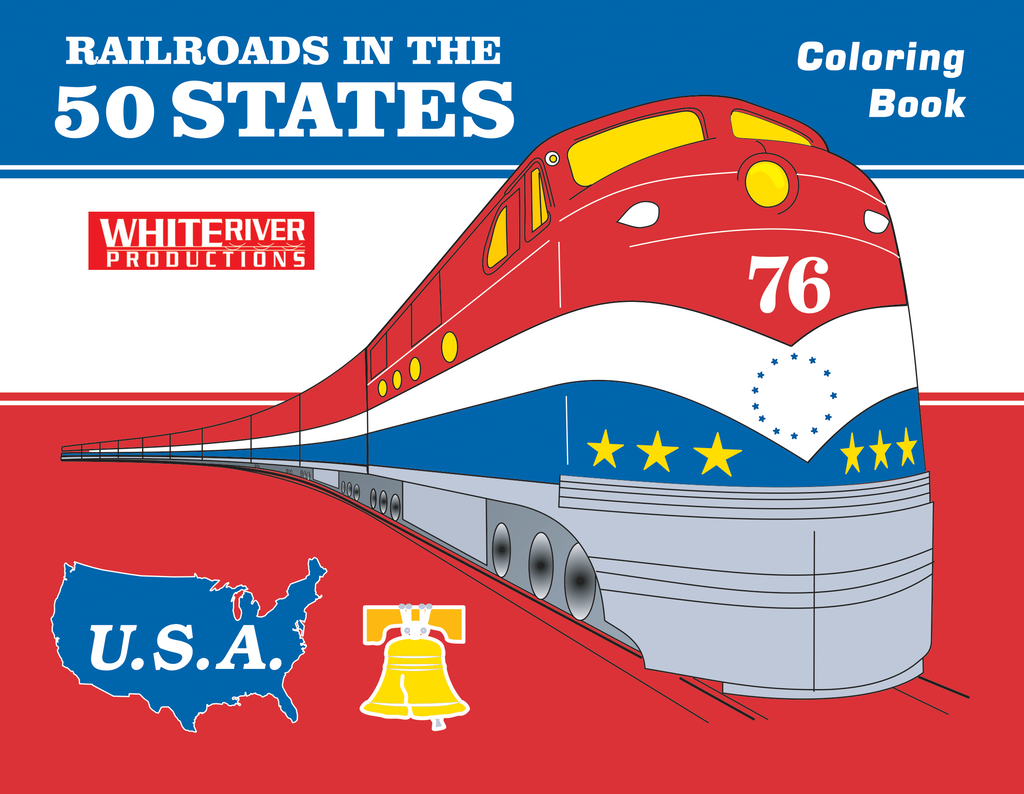 Railroads in the 50 States Coloring Book - R50SCB