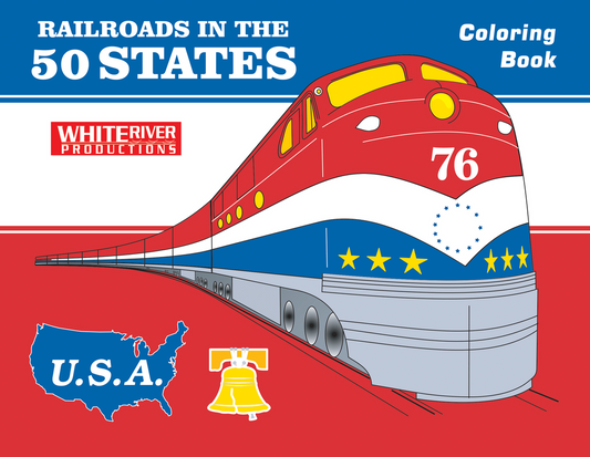 Railroads in the 50 States Coloring Book - R50SCB