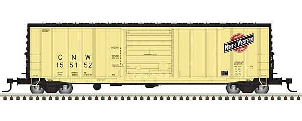 ACF 50' Precision Design Rib-Side Boxcar - Ready to run - Chicago & North Western #155148 - 50006356 : N