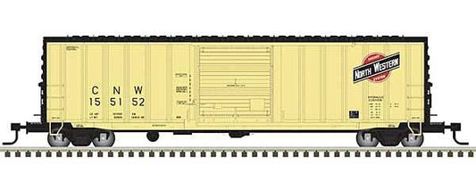 ACF 50' Precision Design Rib-Side Boxcar - Ready to run - Chicago & North Western #155148 - 50006356 : N