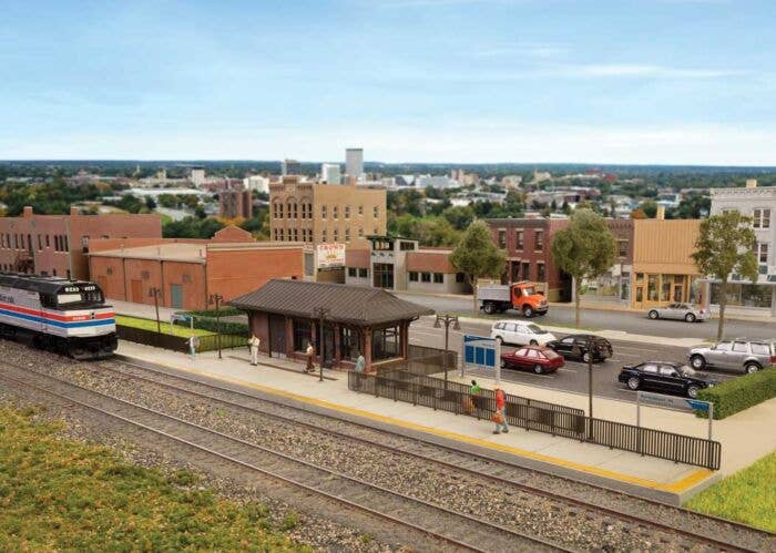 Amtrak(R) Rural Station -- Kit - 3392 : HO