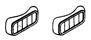Auxiliary Numberboards for Switchers -- For F7 A-Units pkg(2) - 165 : HO